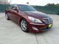 2012 Cabernet Red Pearl Hyundai Genesis 3.8 Sedan  photo #1