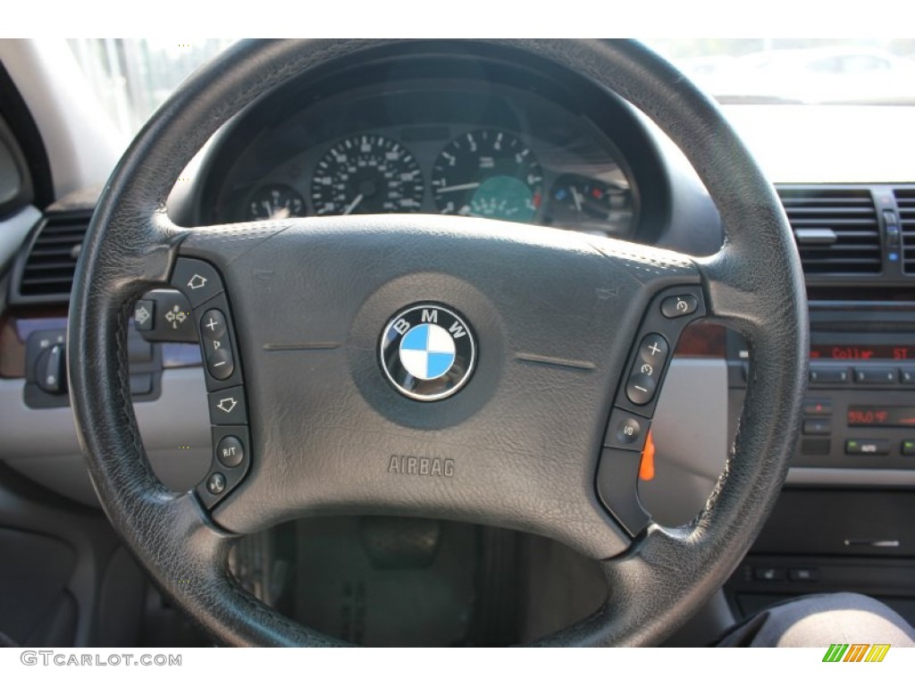 2005 3 Series 325i Sedan - Silver Grey Metallic / Grey photo #23