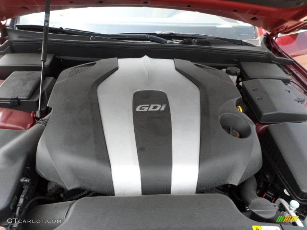 2012 Hyundai Genesis 3.8 Sedan 3.8 Liter GDI DOHC 24-Valve D-CVVT V6 Engine Photo #53616189