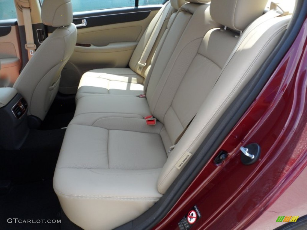 Cashmere Interior 2012 Hyundai Genesis 3.8 Sedan Photo #53616223