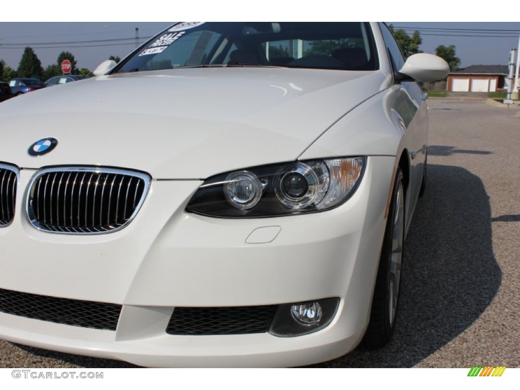 2008 3 Series 328i Coupe - Alpine White / Saddle Brown/Black photo #12