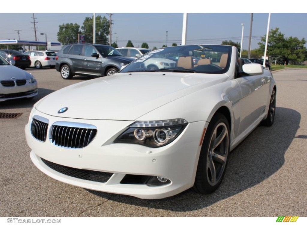 2008 6 Series 650i Convertible - Alpine White / Saddle Brown photo #1