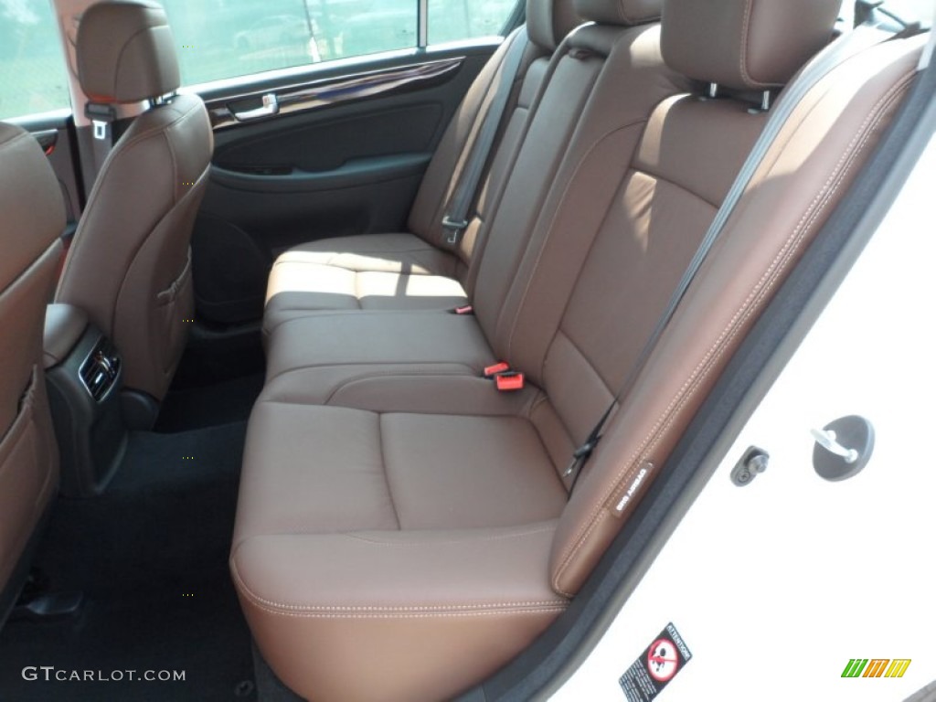 Saddle Interior 2012 Hyundai Genesis 3.8 Sedan Photo #53616687