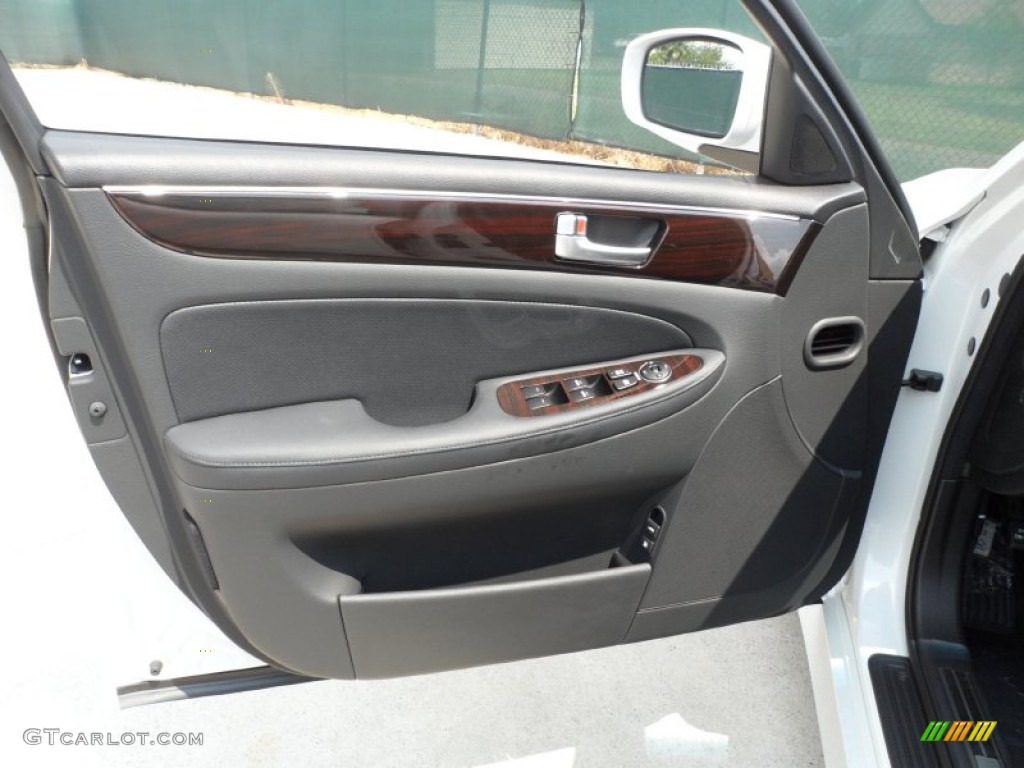 2012 Hyundai Genesis 3.8 Sedan Saddle Door Panel Photo #53616704
