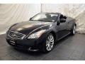 Obsidian Black 2010 Infiniti G 37 S Sport Convertible Exterior