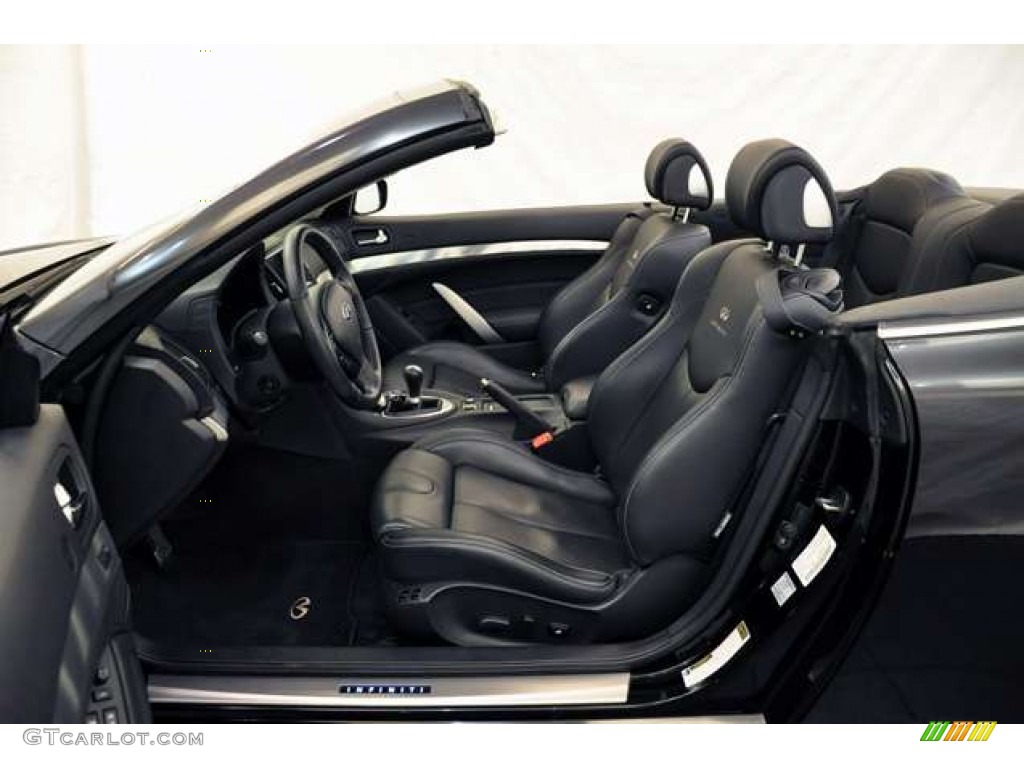 Graphite Interior 2010 Infiniti G 37 S Sport Convertible Photo #53616969