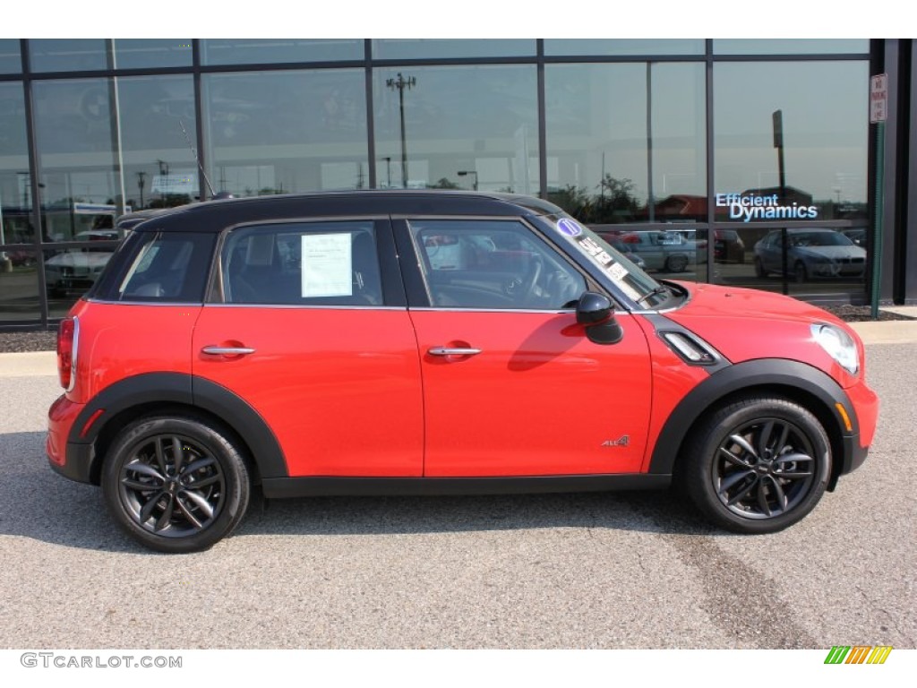 2011 Cooper S Countryman All4 AWD - Pure Red / Carbon Black photo #4