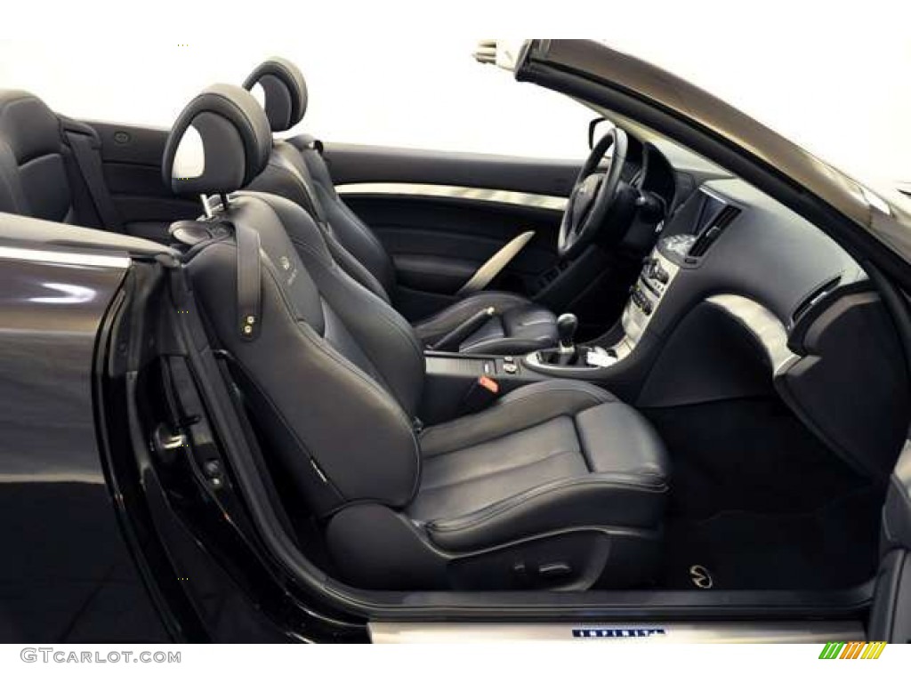 Graphite Interior 2010 Infiniti G 37 S Sport Convertible Photo #53617026