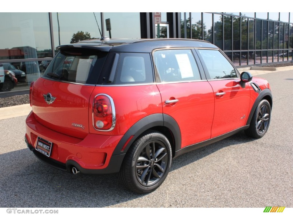 2011 Cooper S Countryman All4 AWD - Pure Red / Carbon Black photo #5