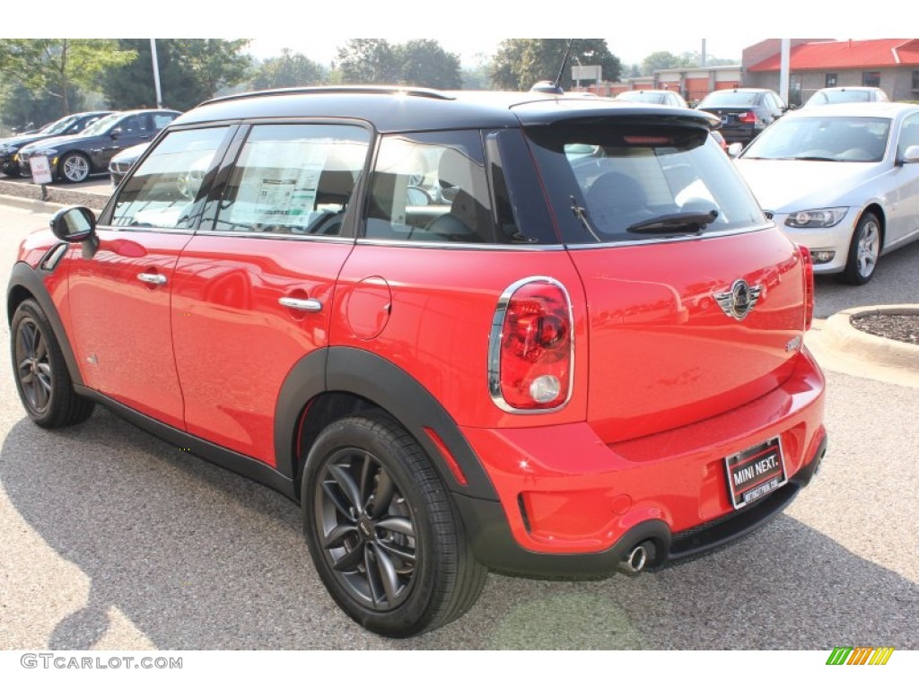 2011 Cooper S Countryman All4 AWD - Pure Red / Carbon Black photo #7