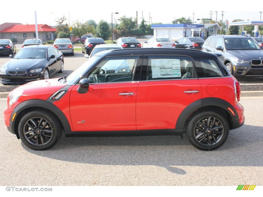 2011 Cooper S Countryman All4 AWD - Pure Red / Carbon Black photo #8