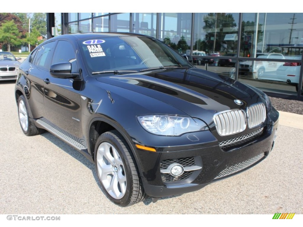 Black Sapphire Metallic 2011 BMW X6 xDrive50i Exterior Photo #53617395