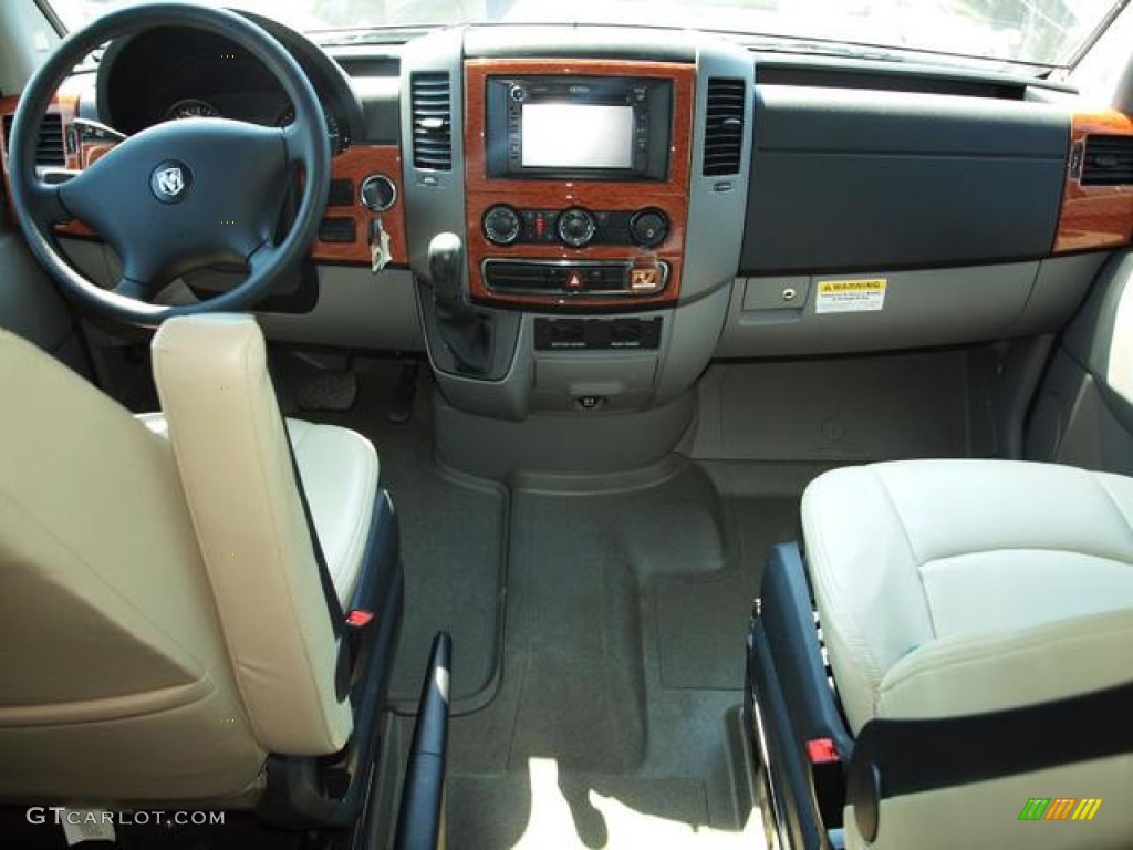 2008 Dodge Sprinter Van 3500 RV Conversion Beige Dashboard Photo #53617875