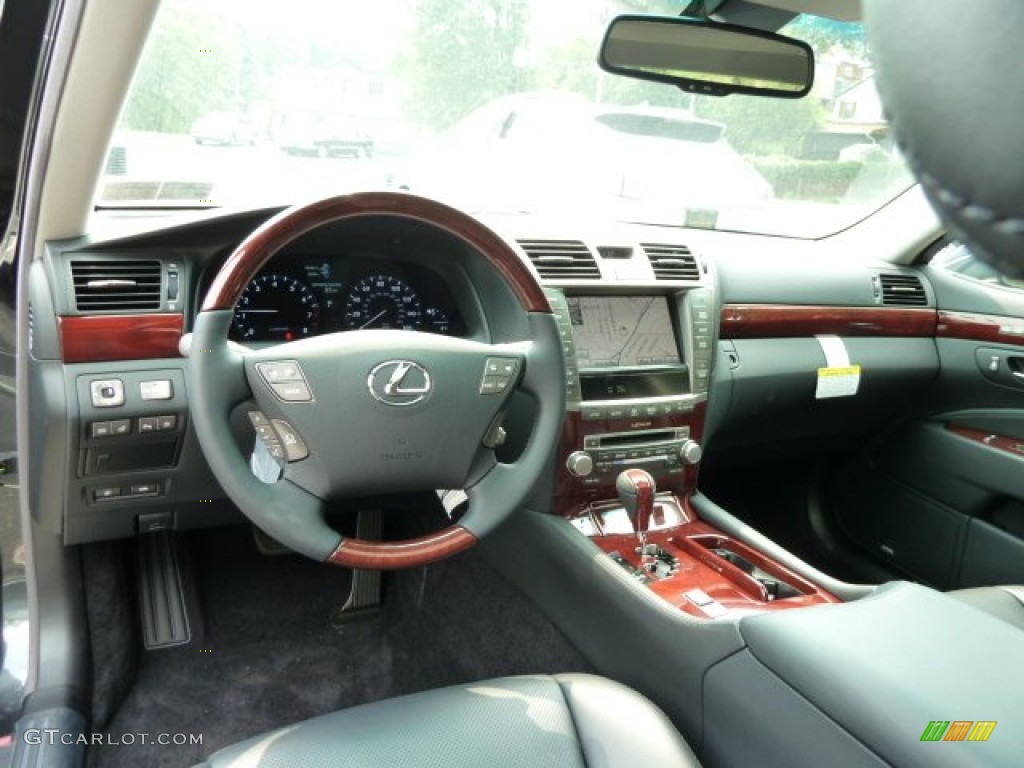 Black Interior 2011 Lexus LS 460 AWD Photo #53617951
