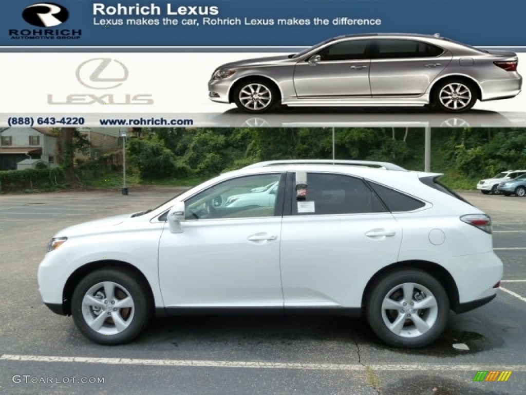 2011 RX 350 AWD - Starfire White Pearl / Parchment photo #1