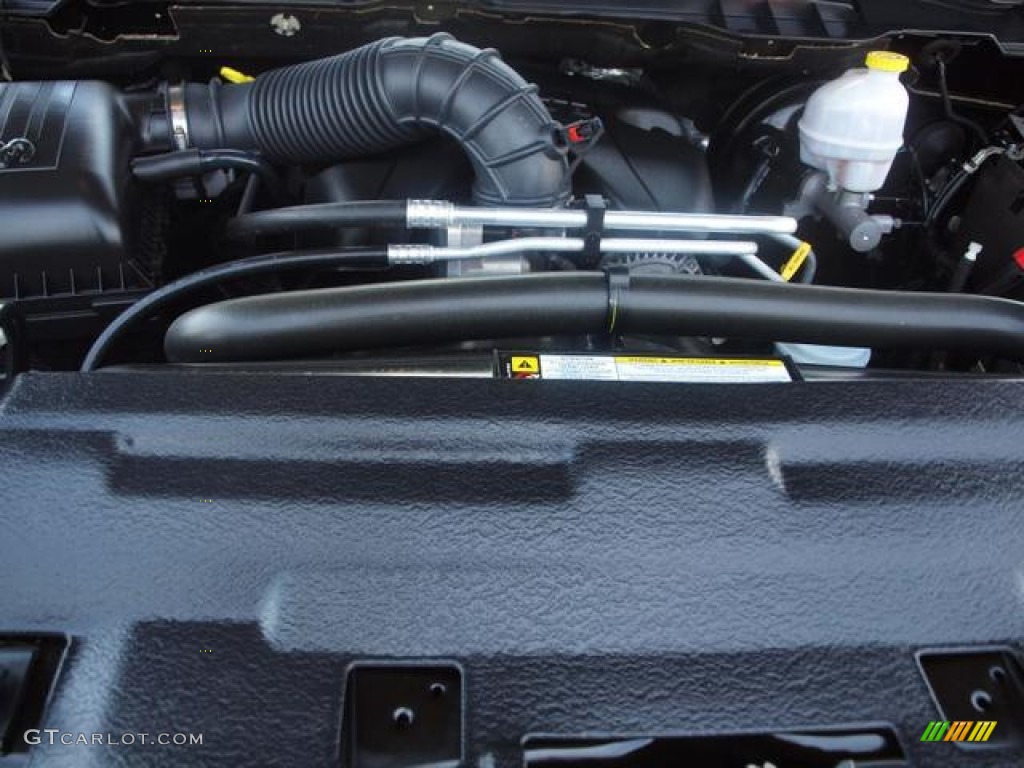 2011 Ram 1500 Big Horn Crew Cab 4x4 - Brilliant Black Crystal Pearl / Light Pebble Beige/Bark Brown photo #5