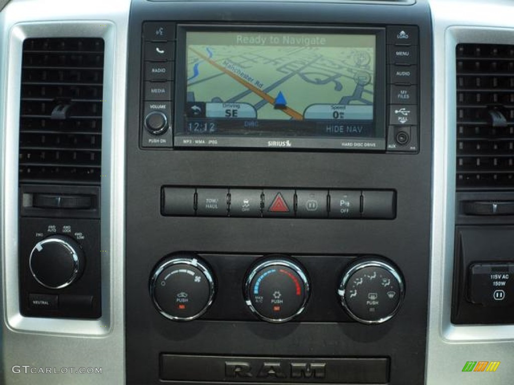 2011 Ram 1500 Big Horn Crew Cab 4x4 - Brilliant Black Crystal Pearl / Light Pebble Beige/Bark Brown photo #11