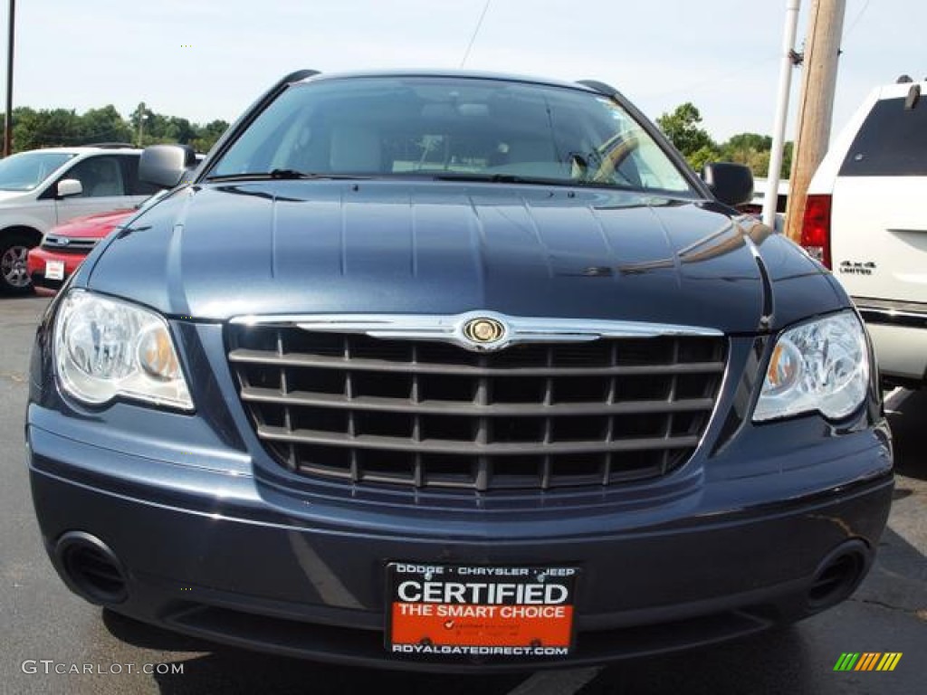 2008 Pacifica LX - Modern Blue Pearlcoat / Pastel Slate Gray photo #8
