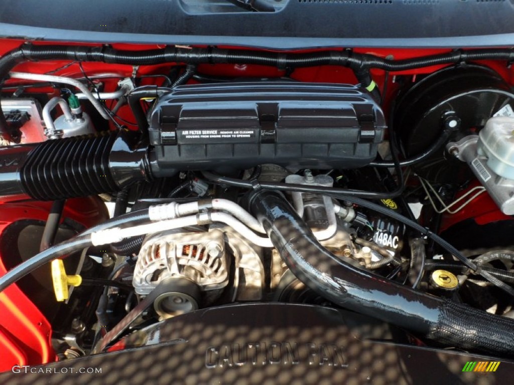 2001 Dodge Ram 1500 SLT Club Cab 5.2 Liter OHV 16-Valve V8 Engine Photo #53619225