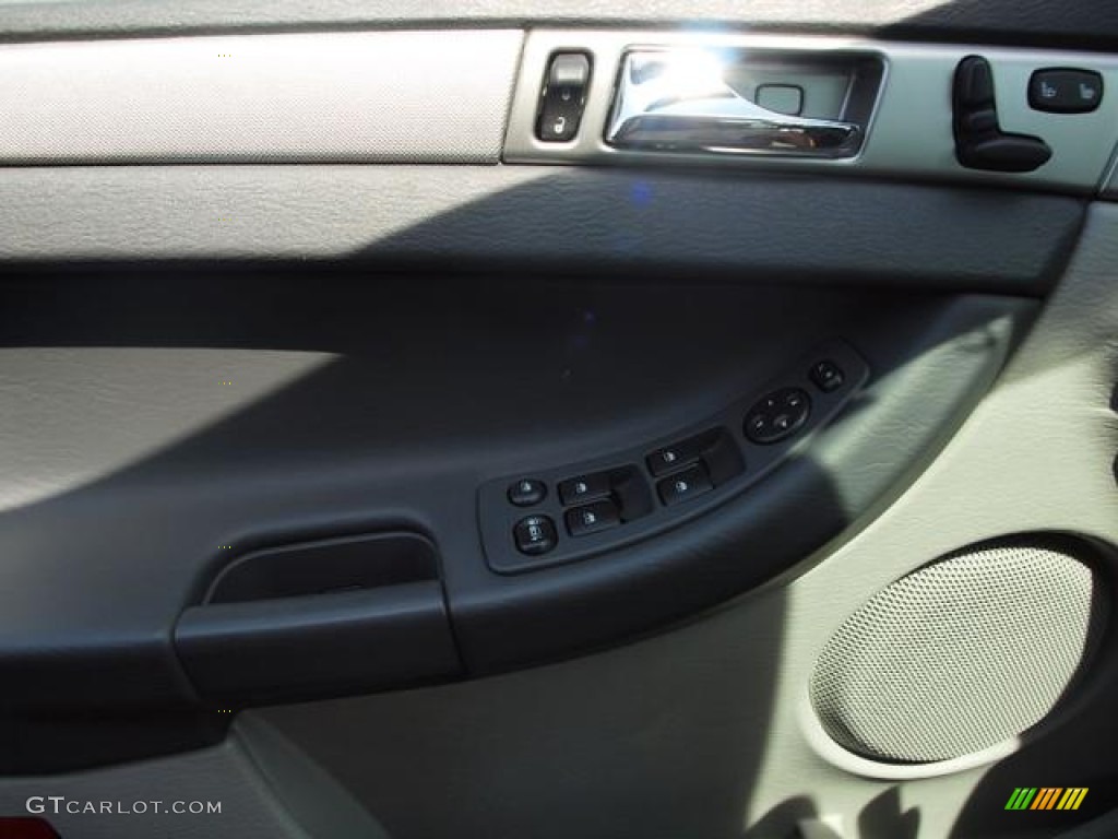2008 Pacifica LX - Modern Blue Pearlcoat / Pastel Slate Gray photo #15