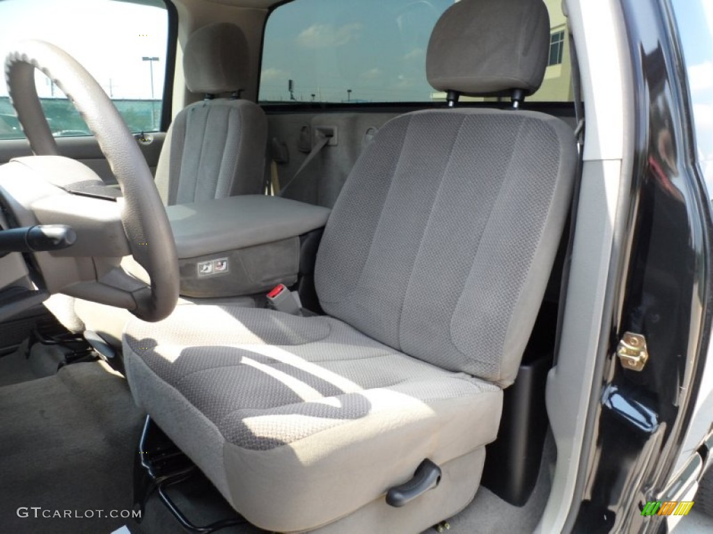 2004 Ram 1500 SLT Regular Cab - Black / Dark Slate Gray photo #35