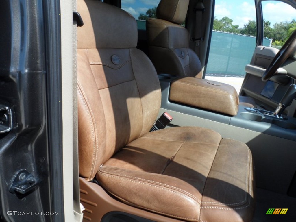 2005 F150 King Ranch SuperCrew 4x4 - Dark Stone Metallic / Castano Brown Leather photo #30