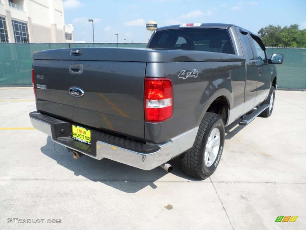 2006 F150 FX4 SuperCab 4x4 - Dark Shadow Grey Metallic / Medium/Dark Flint photo #3