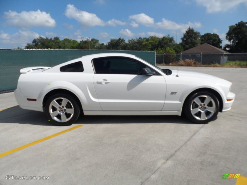2007 Mustang GT Premium Coupe - Performance White / Black/Red photo #2