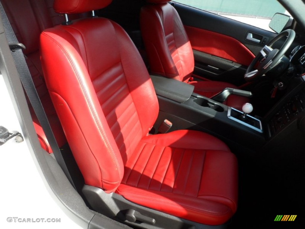 Black Red Interior 2007 Ford Mustang Gt Premium Coupe Photo