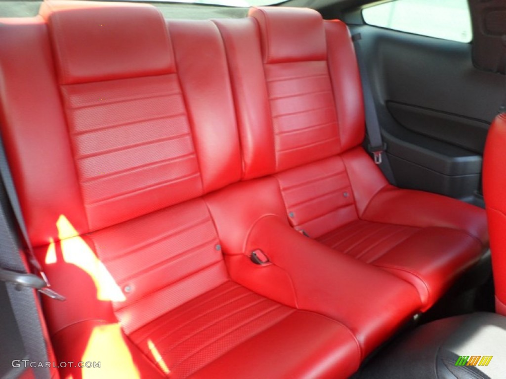 Black Red Interior 2007 Ford Mustang Gt Premium Coupe Photo