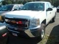 Summit White 2011 Chevrolet Silverado 3500HD Extended Cab 4x4