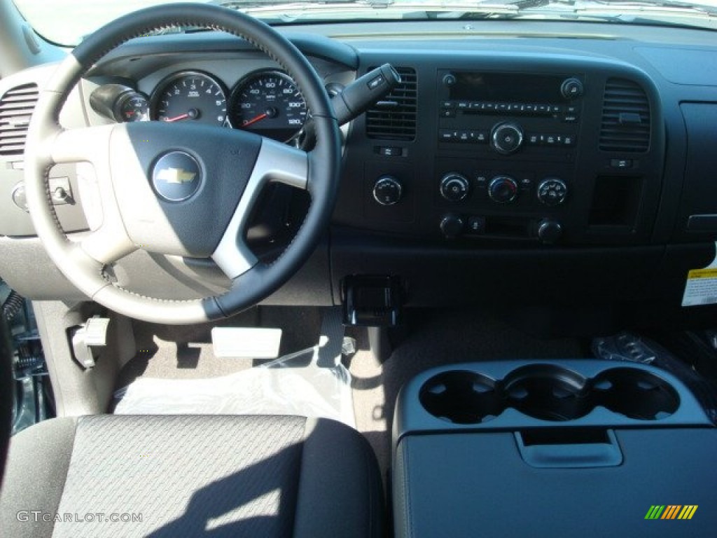 2011 Silverado 1500 LT Extended Cab 4x4 - Blue Granite Metallic / Ebony photo #4