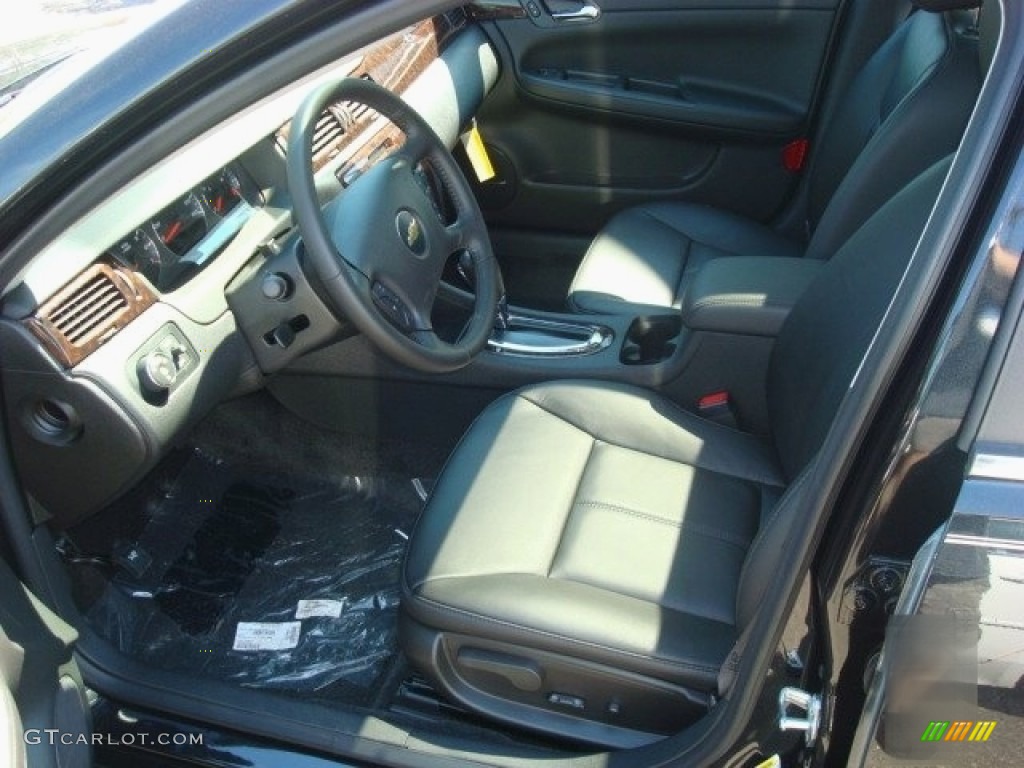 Ebony Interior 2012 Chevrolet Impala LTZ Photo #53623073