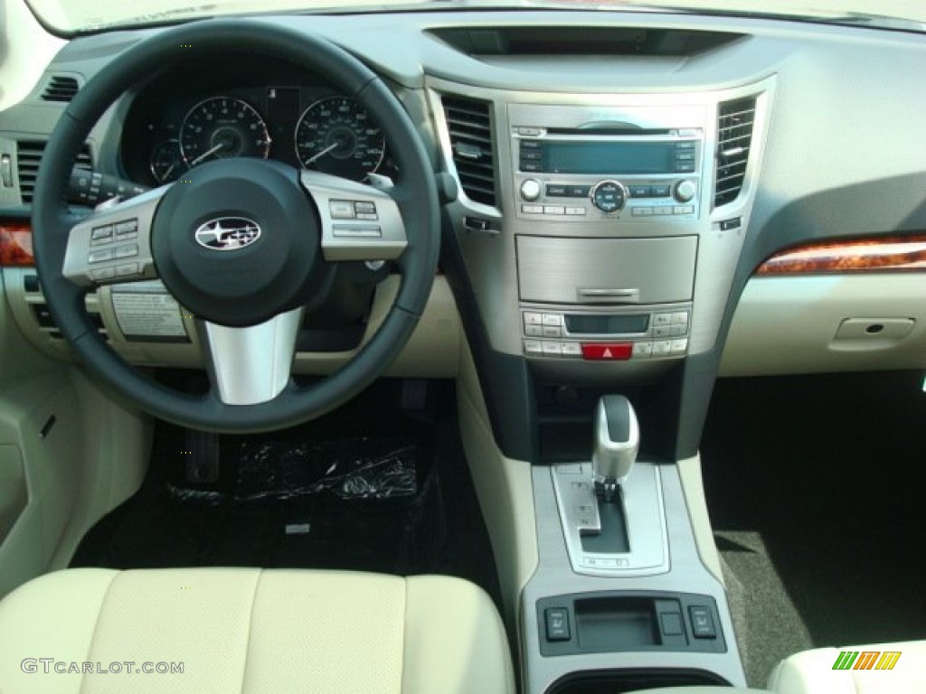 2011 Outback 2.5i Limited Wagon - Crystal Black Silica / Warm Ivory photo #4