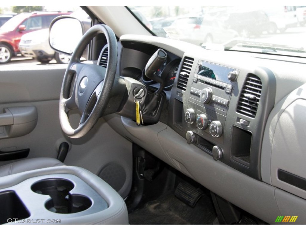 2008 Silverado 1500 Work Truck Regular Cab - Silver Birch Metallic / Dark Titanium photo #4