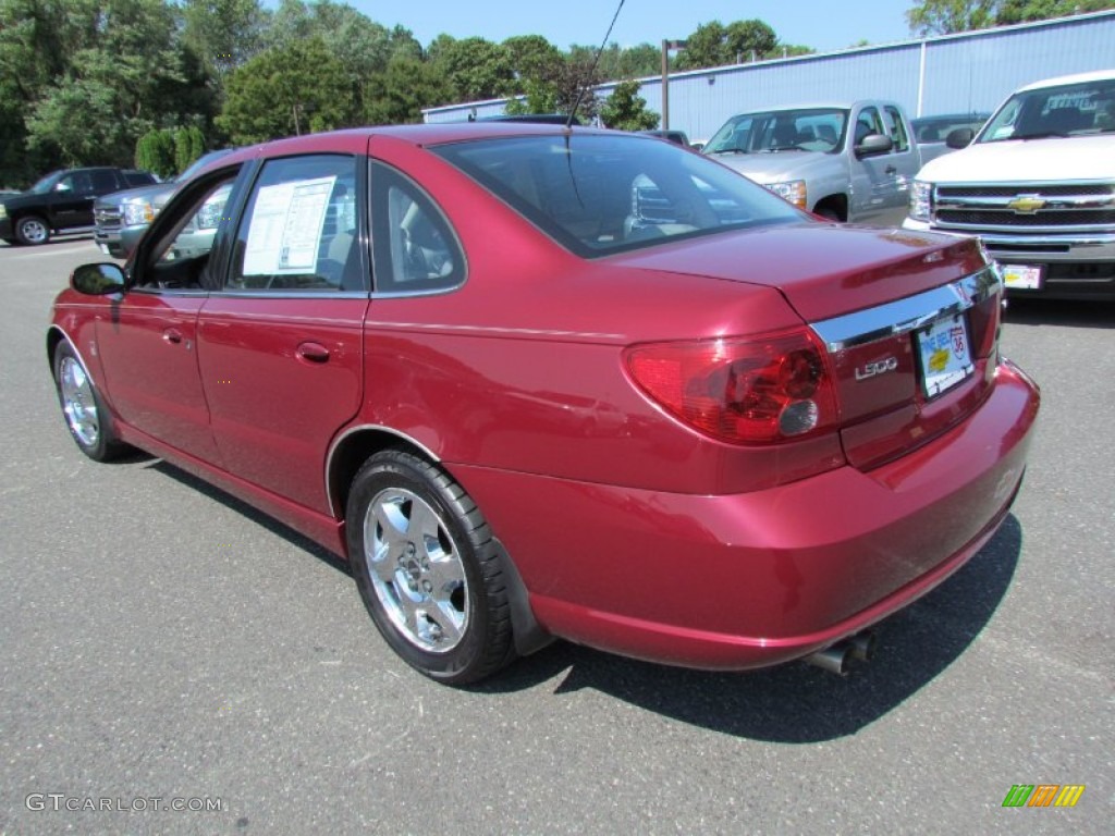 2005 L Series L300 Sedan - Berry Red / Grey photo #5