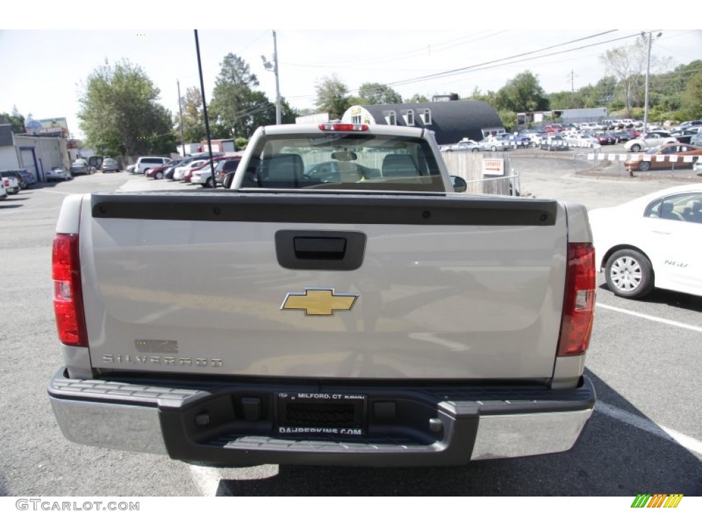 2008 Silverado 1500 Work Truck Regular Cab - Silver Birch Metallic / Dark Titanium photo #7