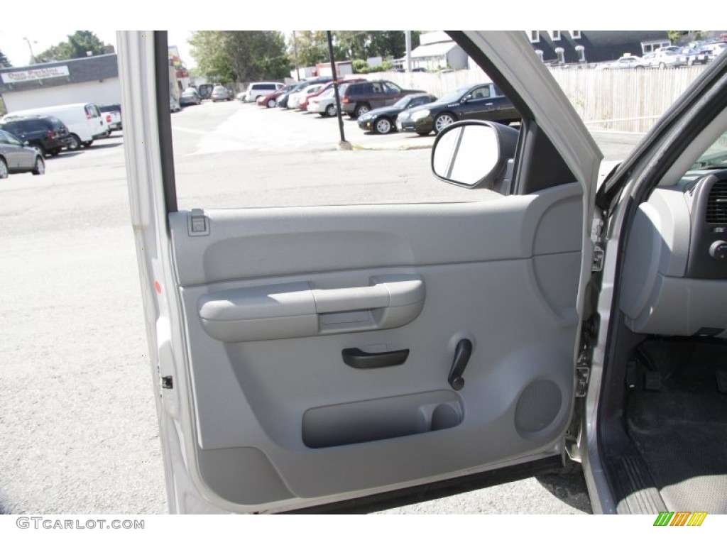 2008 Silverado 1500 Work Truck Regular Cab - Silver Birch Metallic / Dark Titanium photo #13