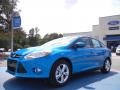 2012 Blue Candy Metallic Ford Focus SE Sport Sedan  photo #1