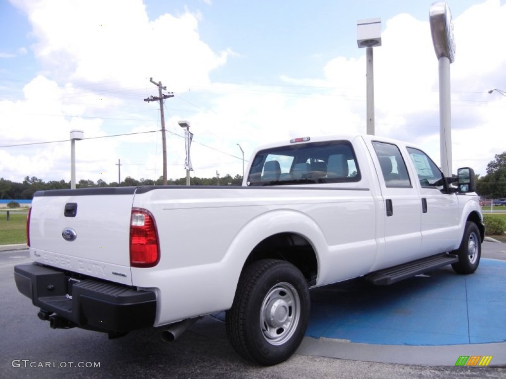 2012 F250 Super Duty XL Crew Cab - Oxford White / Steel photo #3