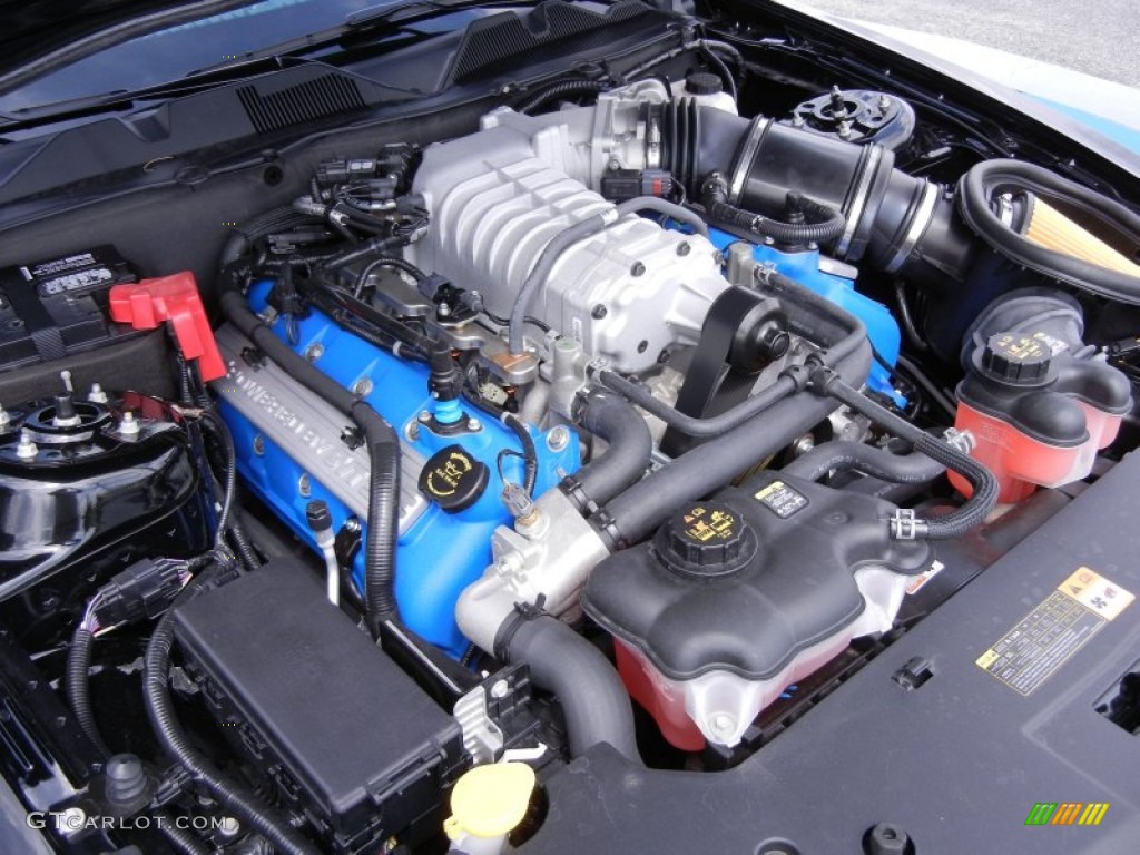 2012 Ford Mustang Shelby GT500 Coupe 5.4 Liter Supercharged DOHC 32-Valve Ti-VCT V8 Engine Photo #53624942