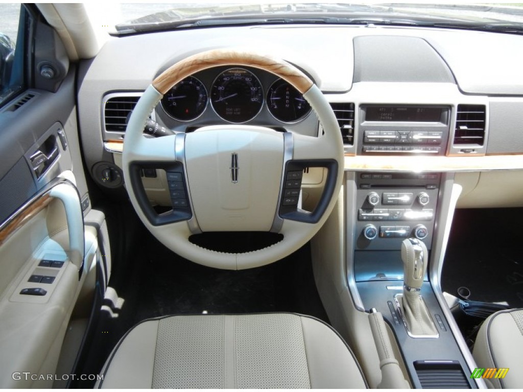 2012 Lincoln MKZ FWD Light Camel Dashboard Photo #53625098