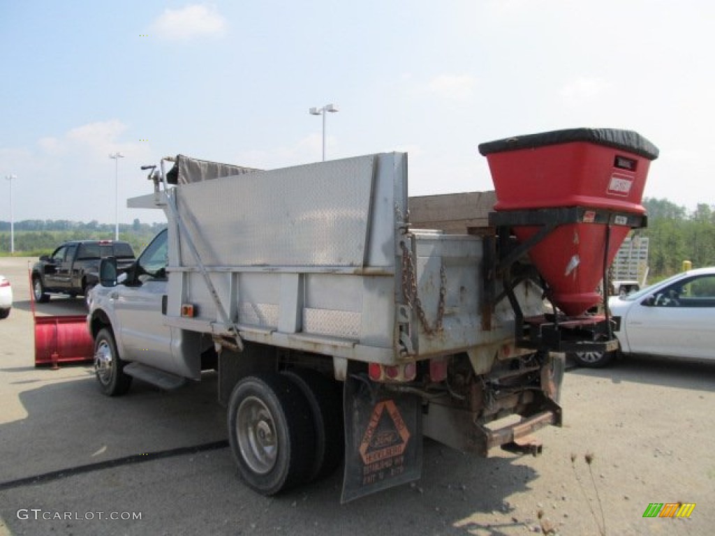 2002 F450 Super Duty Regular Cab 4x4 Plow Truck - Silver Metallic / Medium Graphite photo #8