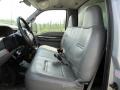 Medium Graphite 2002 Ford F450 Super Duty Regular Cab 4x4 Plow Truck Interior Color