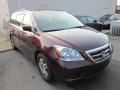 2007 Dark Cherry Pearl Honda Odyssey EX-L  photo #1