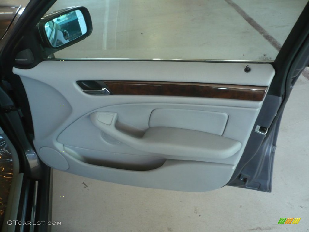 2001 3 Series 330i Sedan - Steel Grey Metallic / Sand photo #20