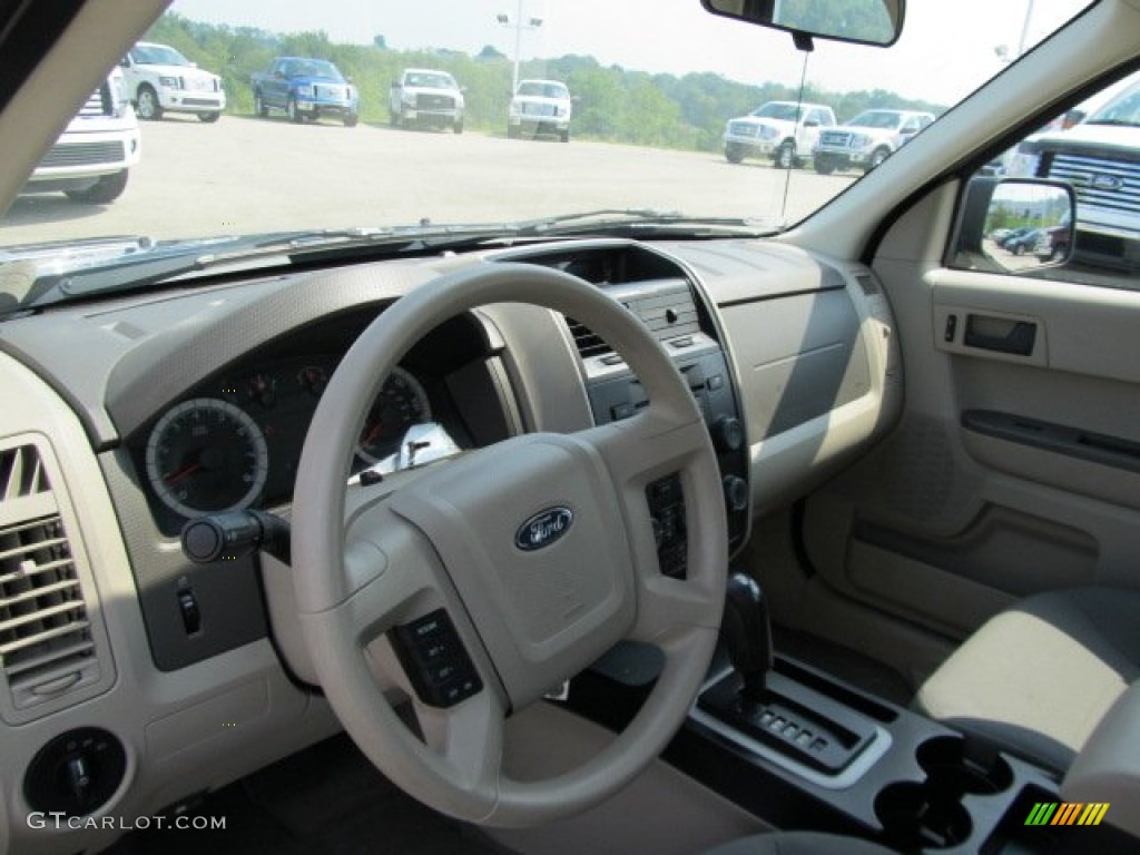 2008 Escape XLS 4WD - Vista Blue Metallic / Stone photo #12