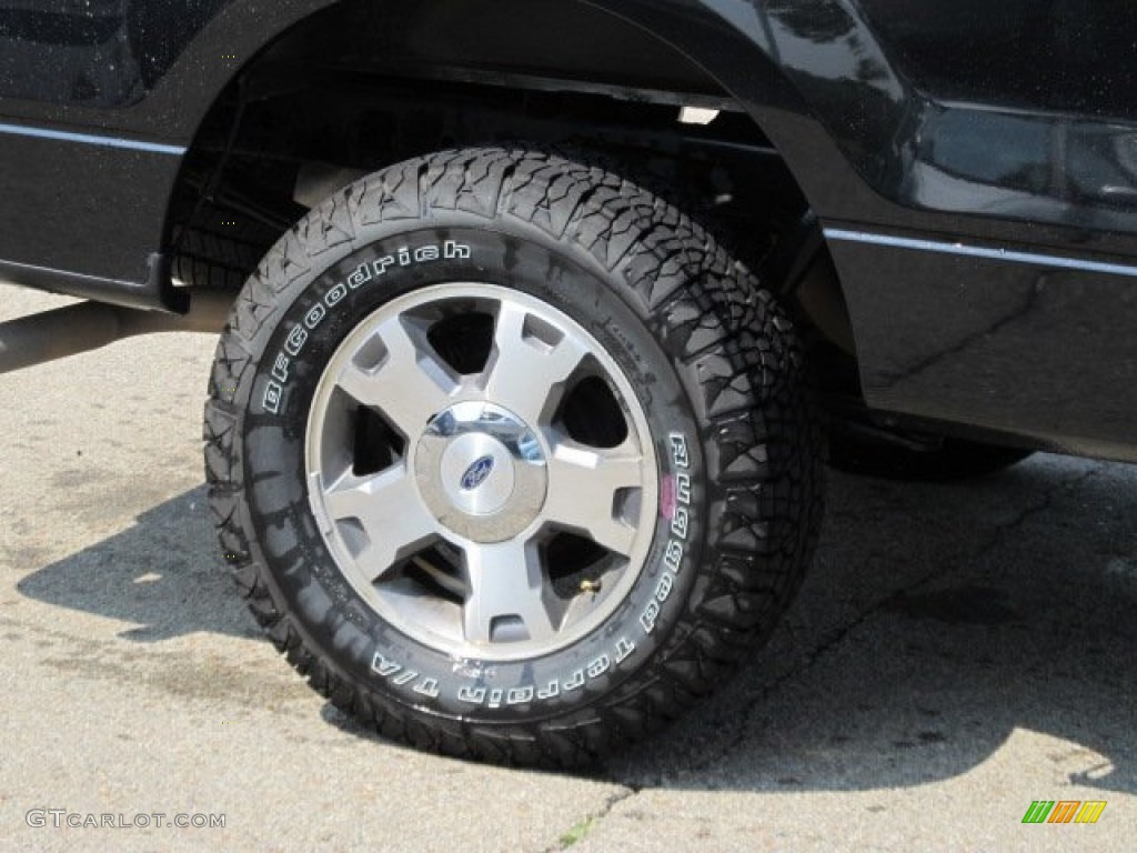 2010 F150 STX SuperCab 4x4 - Tuxedo Black / Medium Stone photo #3