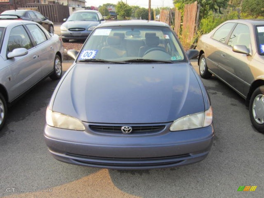 2000 Corolla VE - Twilight Blue Pearl / Light Charcoal photo #2