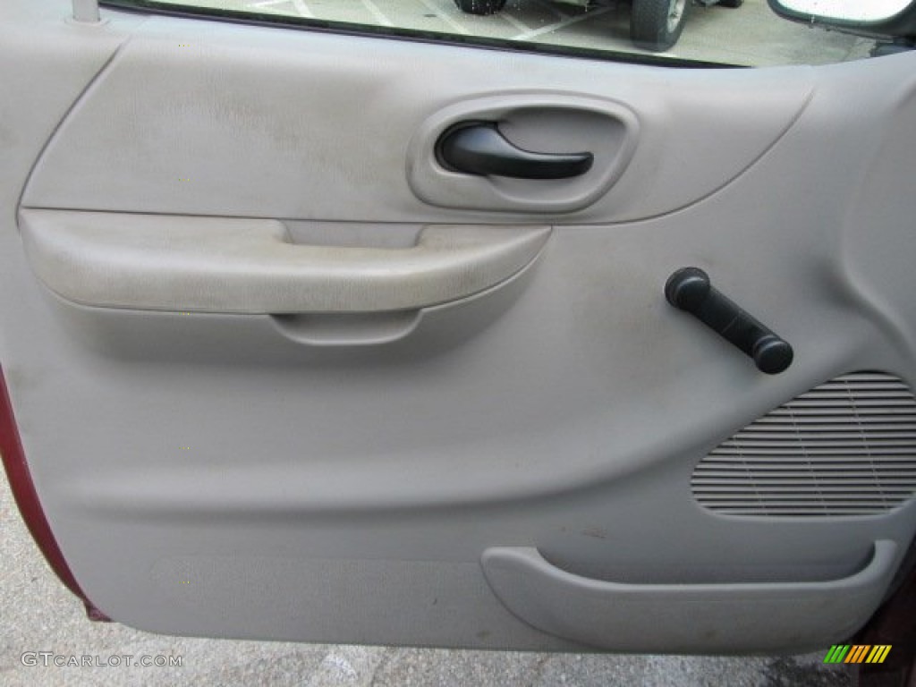 2003 Ford F150 XL Regular Cab 4x4 Medium Graphite Grey Door Panel Photo #53627330